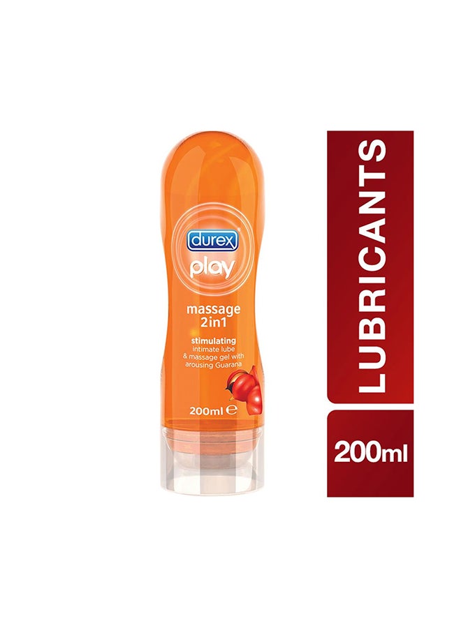 Durex Play Massage 2-In-1 Stimulating Lubricant Gel- 200Ml - Image 1