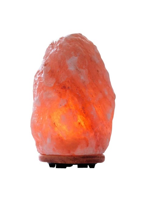 Himalayan Glow 1004 Crystal Himalayan Salt Lamp Night Light Hand Crafted For Home Decor 7 9 Inch Orange Amber