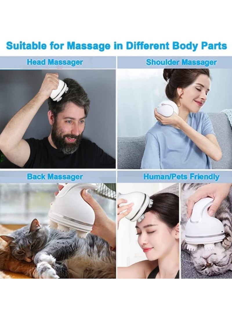 PENG GENERAL Electric Scalp Massager With 8 Kneading Massage Heads  - Image 3