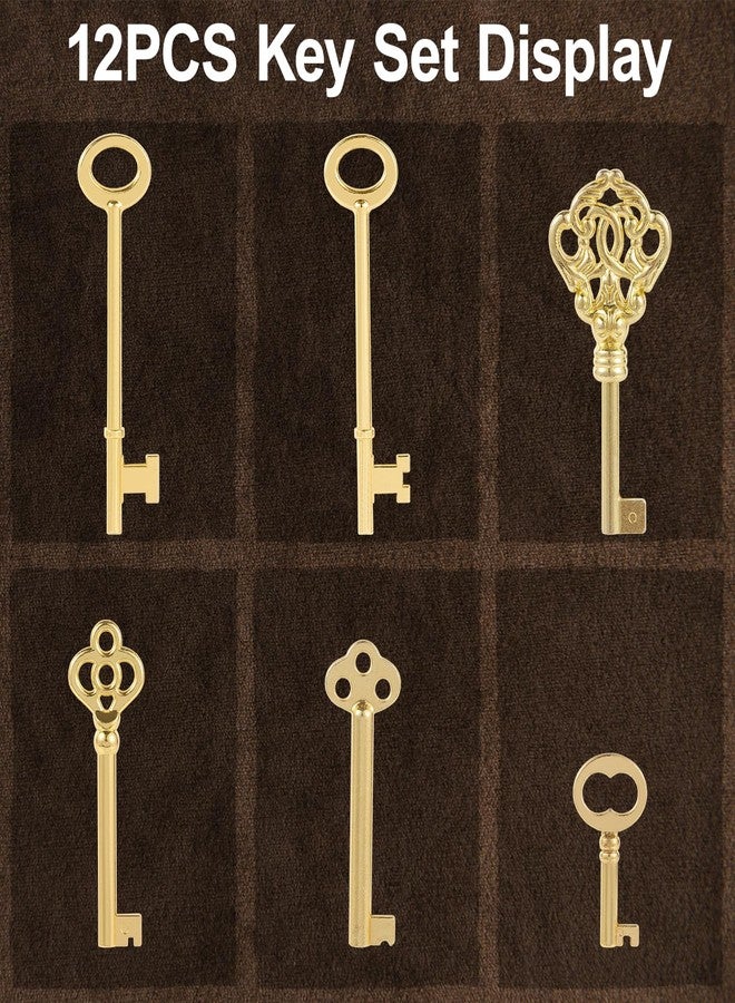 VYH Skeleton Key Set, 12-Key Universal Replacement Skeleton Keys Kit for Antique Dresser, Chinese Cabinet, Antique Furniture, and Old Style Cabinets or Doors - Image 5