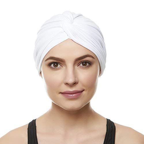 Beemo Women’s Swim Bathing Turban - White - Image 3