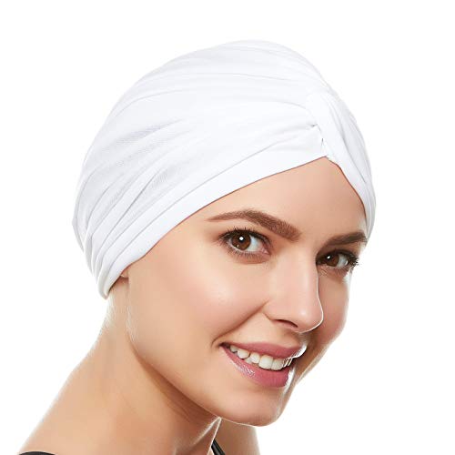 Beemo Women’s Swim Bathing Turban - White - Image 4