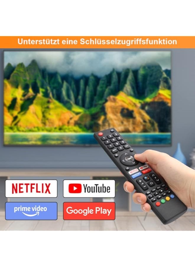 HuHa Gvirtue Remote Control Replacement for Changhong UHD TV - Suitable for Changhong Remote Control U43H7A U43H7S U50H7S U55H7S for OK. ODL24771HN-TAB ODL50672U-TAB for Saba SA24S46A9 SA32S67A9 SA40S67A9  - Image 3