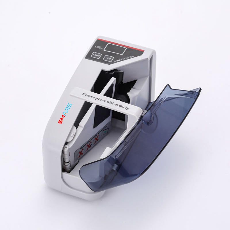 Smars® V30 LED Display Mini Portable Handy Use Battery/Plug Money Counter Machine for Cash and Banknote Currency Bill Counting - Image 5