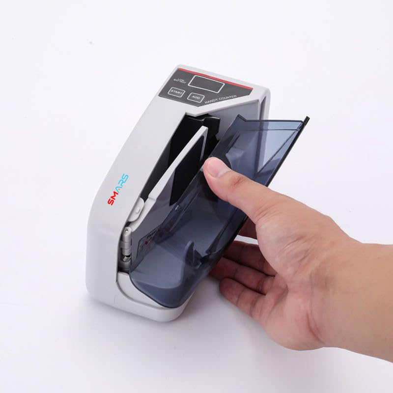 Smars® V30 LED Display Mini Portable Handy Use Battery/Plug Money Counter Machine for Cash and Banknote Currency Bill Counting - Image 3