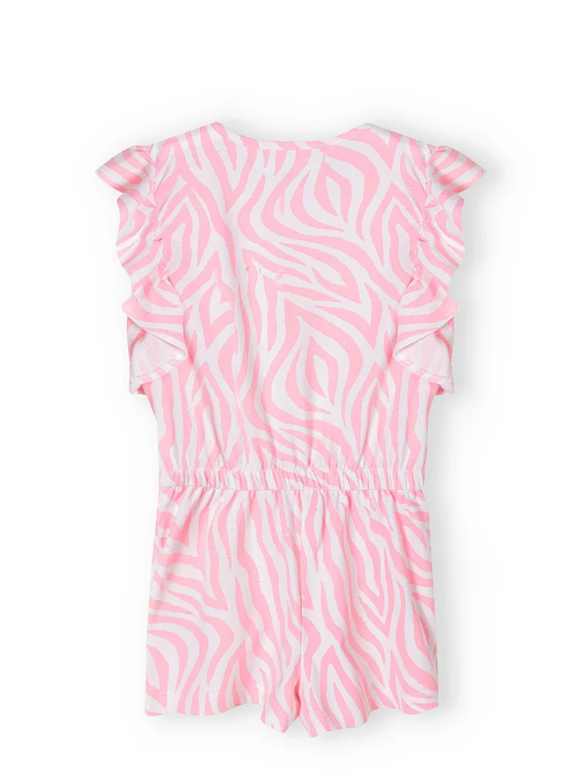MINOTI Kids Girls Printed Playsuit