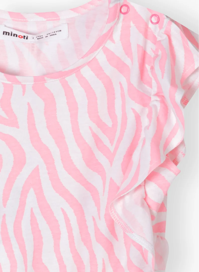 MINOTI Kids Girls Printed Playsuit