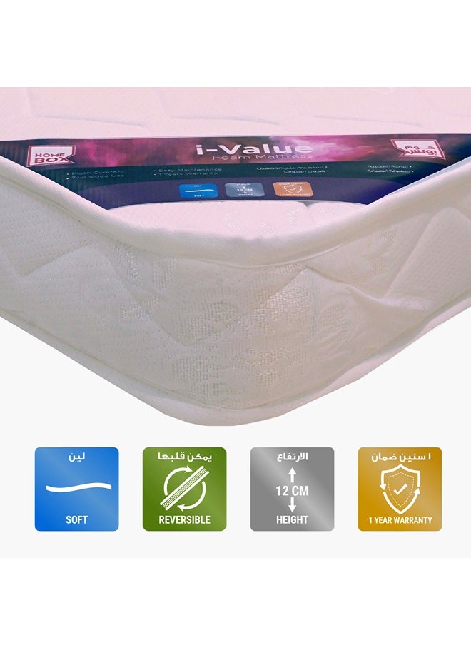 Home Box Ivalue Single Foam Mattress 200 x 90 cm With Thickness 12 cm  - Image 1