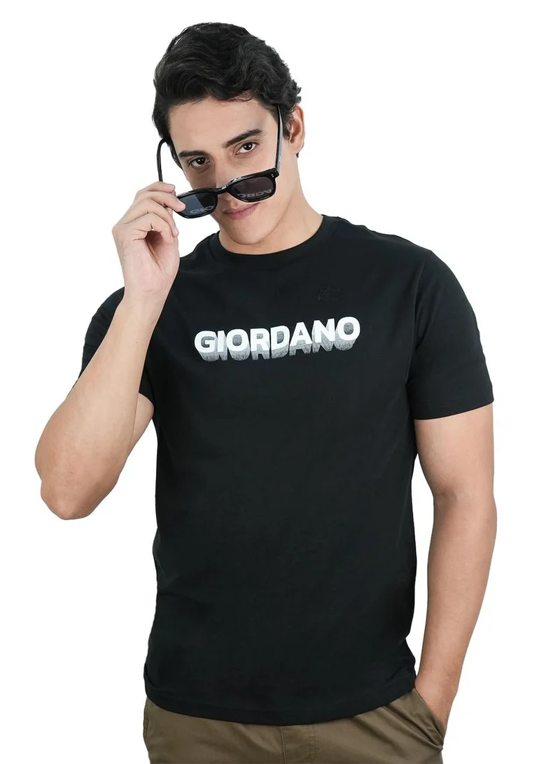 Men's Cotton Signature Print Tee