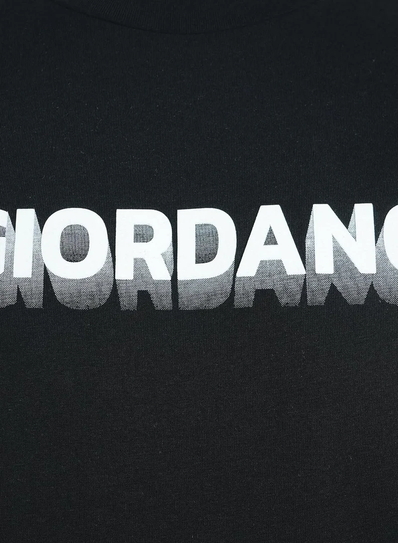 GIORDANO Men's Cotton Signature Print Tee