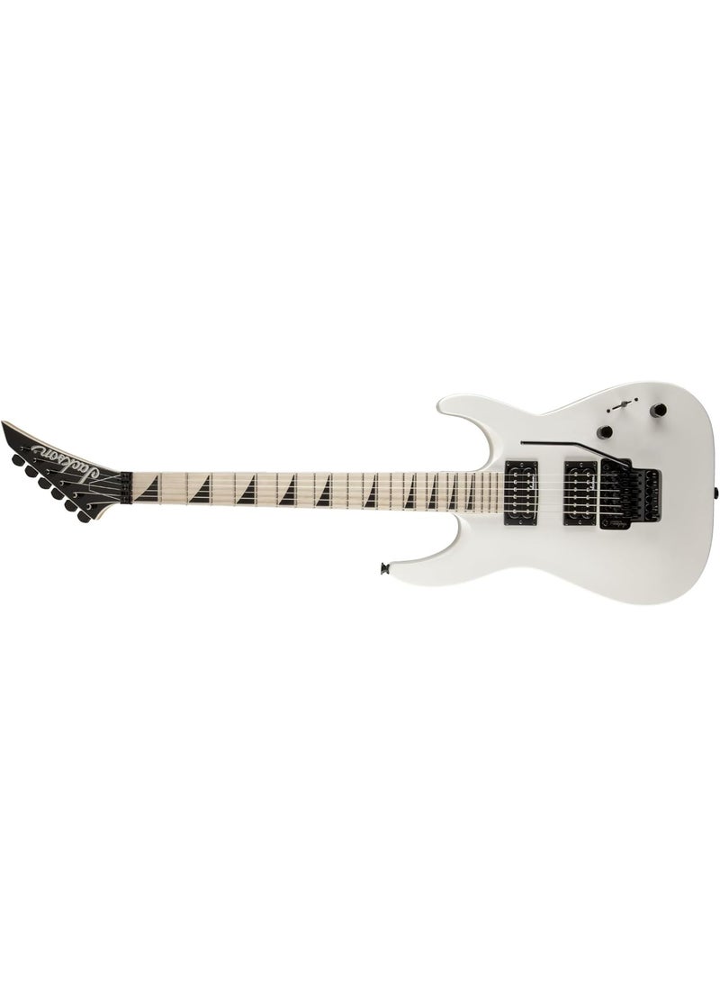 Jackson JS Series Dinky Arch Top JS32 DKAM 6String Electric Guitar Snow White Bundle with Jackson Economy Hardshell Case 2 Items