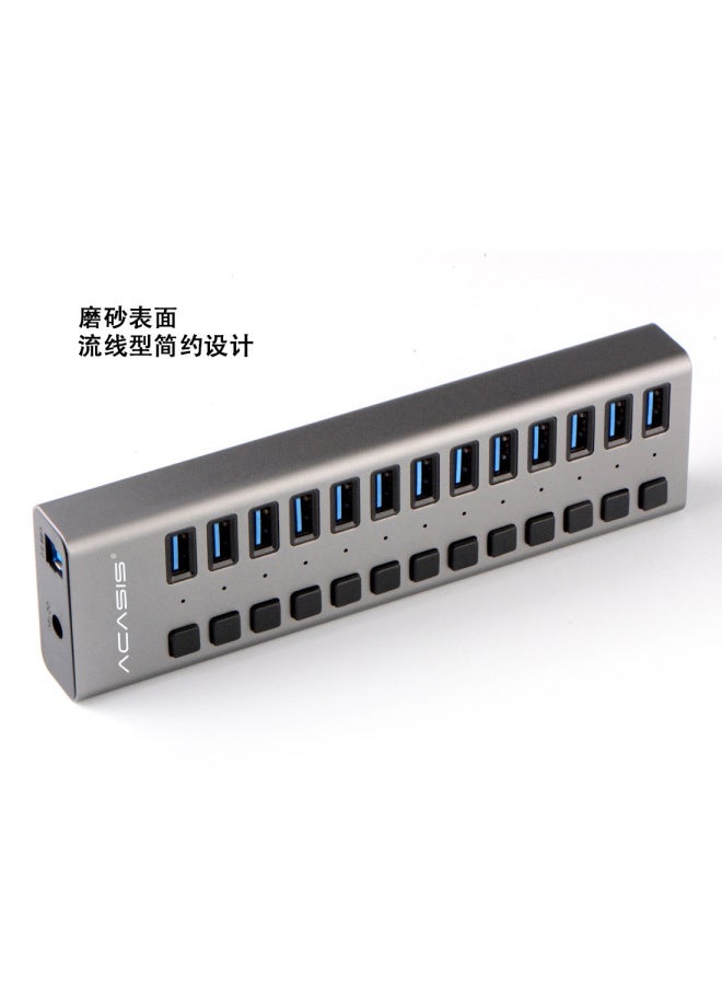 Acasis Usb Splitter 20-port Computer Mobile Phone Hub Hub With Power High-power Charging Docking Station - Image 1