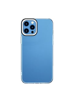 Case Cover For iPhone 12 / 12 Pro Transparent Silicone Case Black and White