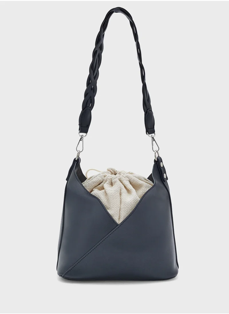 ايلا Drawstring Detail Shoulder Bag