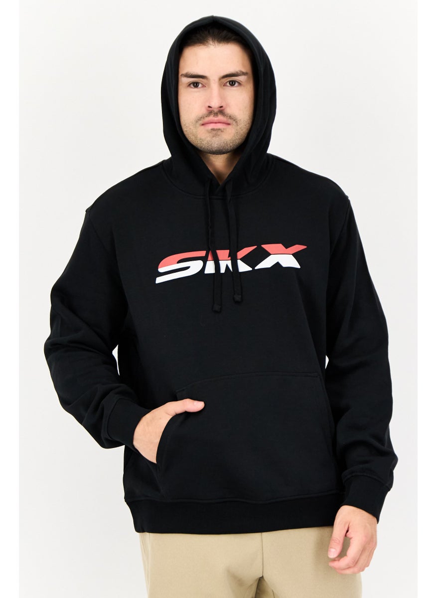 SKECHERS Men Sportswear Fit Long Sleeve Outdoor Hoodie, Black  - Image 1