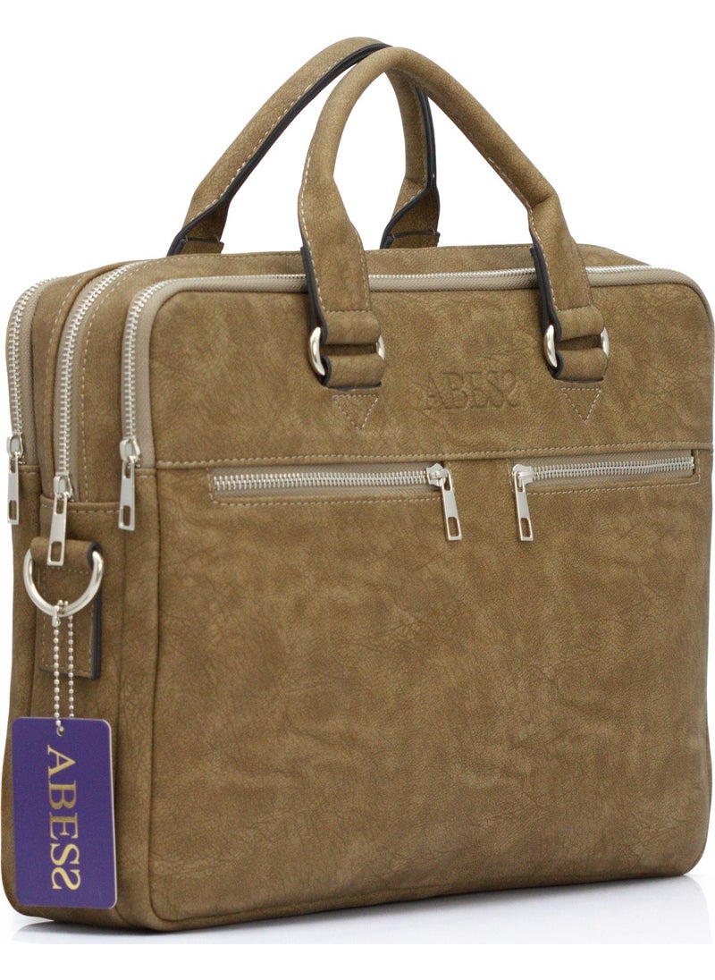 Abess - Briefcase , 3 Compartment Briefcase , Laptop Compartment - Image 1