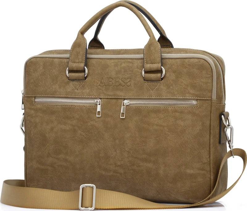 Abess Briefcase , 3 Compartment Briefcase , Laptop Compartment