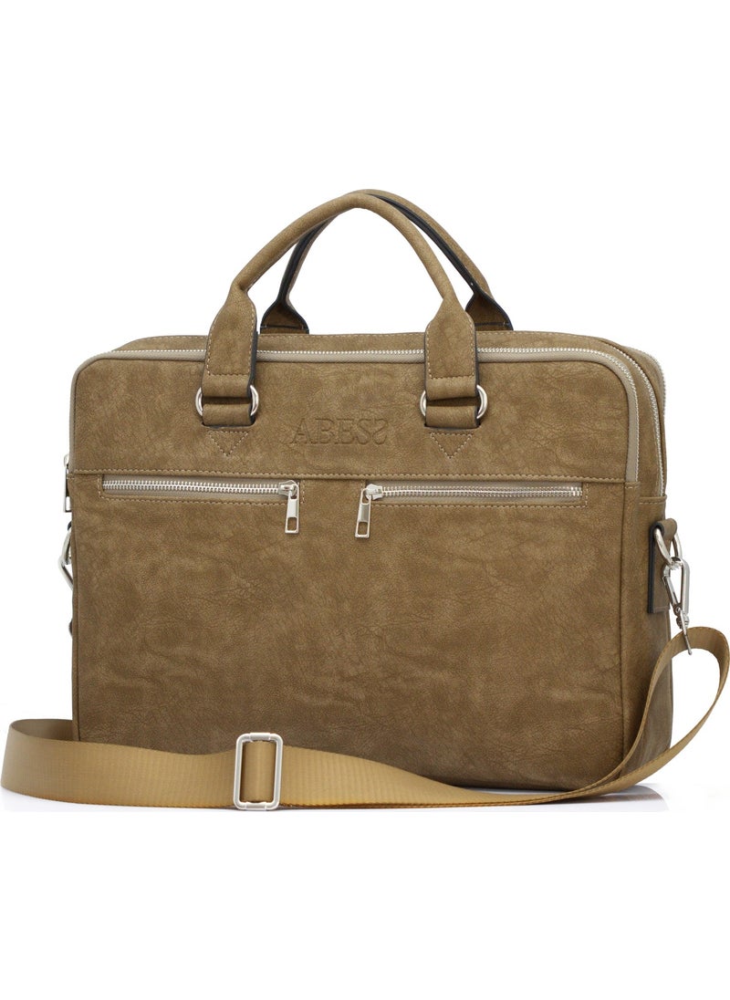 Abess - Briefcase , 3 Compartment Briefcase , Laptop Compartment - Image 1