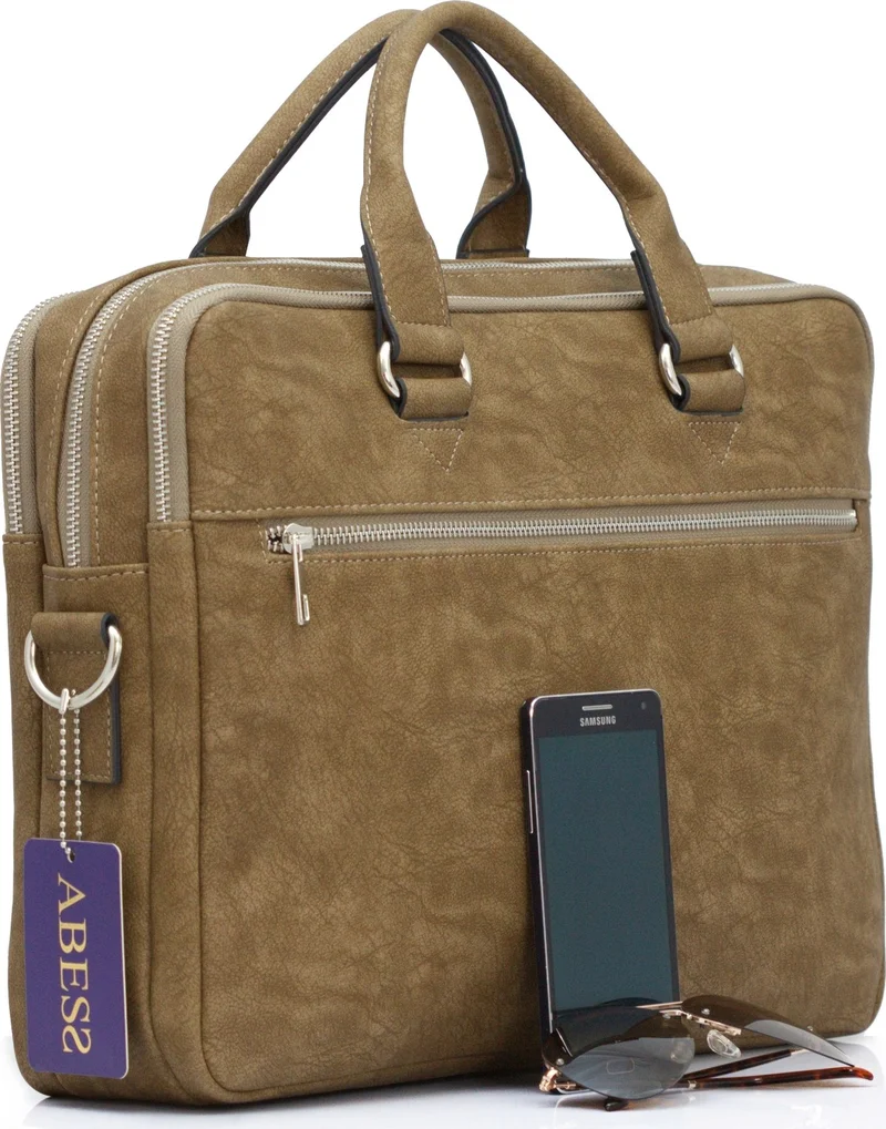 Abess Briefcase , 3 Compartment Briefcase , Laptop Compartment