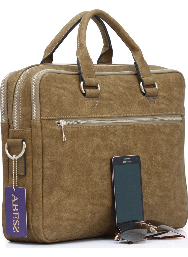 Abess - Briefcase , 3 Compartment Briefcase , Laptop Compartment - Image 1