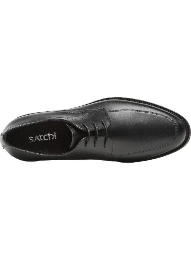 Satchi Men'S Shoes, Men'S Leather Shoes, Formal Leather Shoes, Business Leather Shoes, Men'S Derby Shoes, 40782038Z, Black, Size 41 - Image 2