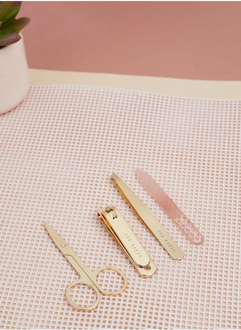 Graaci Imitation Croc Manicure Set