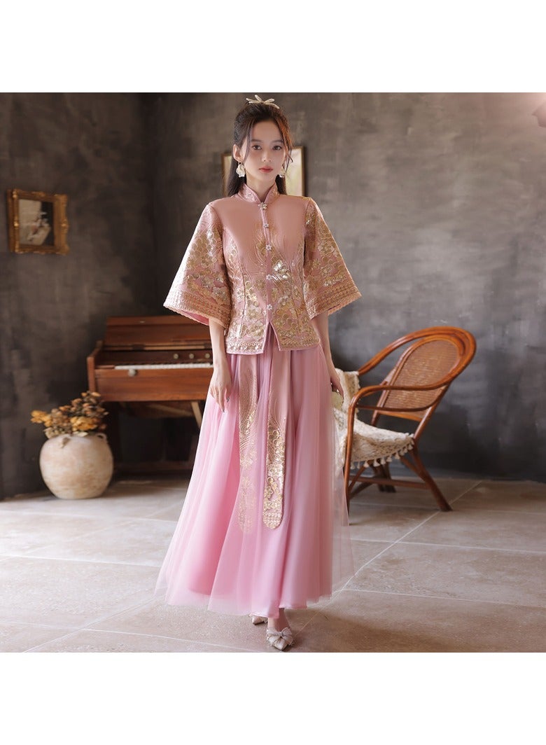 KUYING New Fashionable and Elegant Bridesmaid Dress  - Image 1