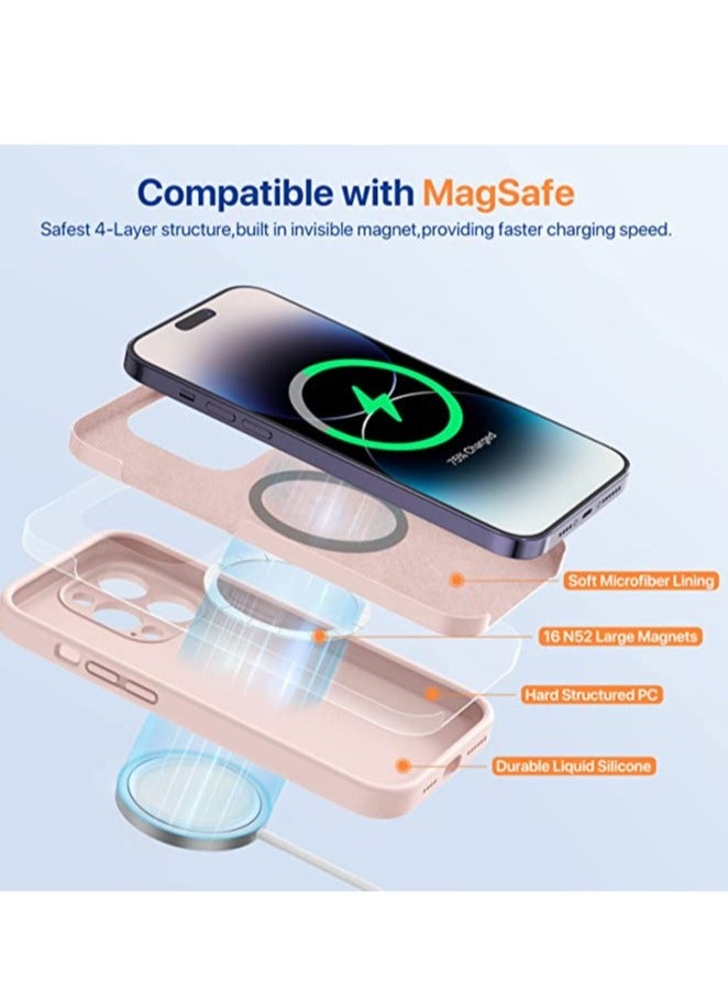 ELTRAZONE iPhone 14 Pro Max Case, with 2 Pack Screen Protectors,[Upgraded Enhanced Camera Protection],Shockproof Liquid Silicone Case 6.7 inch - Image 4