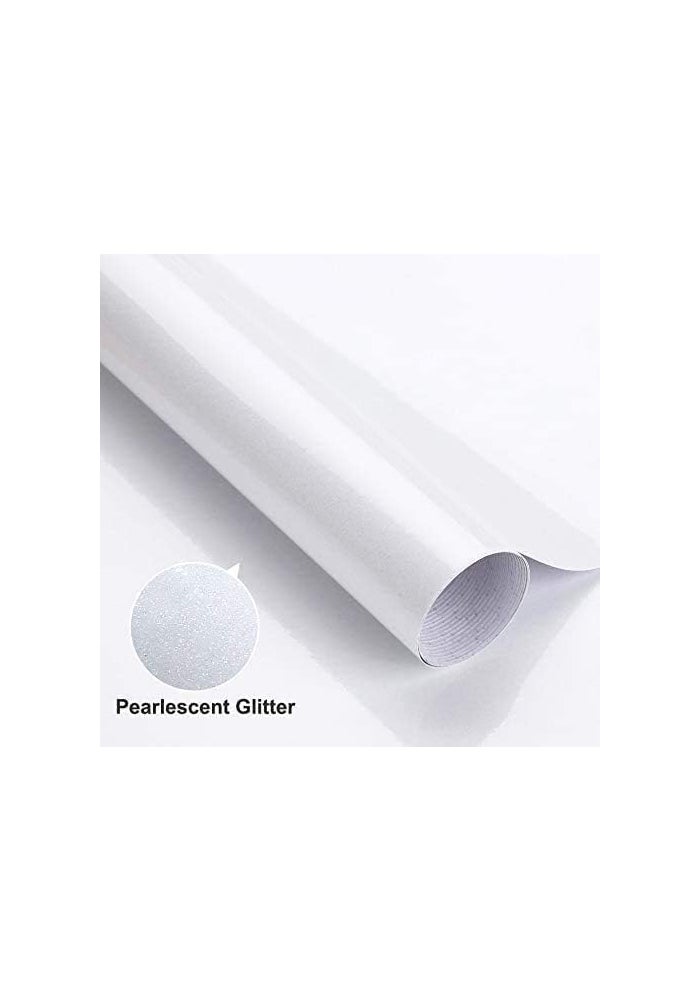 اي ار اس ورق لاصق لامع من ARS، 500 × 60 سم، ورق جدران ذاتي اللصق بنمط رخامي، ملصق حائط قابل للإزالة، مصنوع من مادة PVC، مقاوم للماء والزيوت، ملصقات بيضاء لامعة قابلة للإزالة، مناسبة للمطبخ والحمام وأسطح العمل والخزائن - Image 4