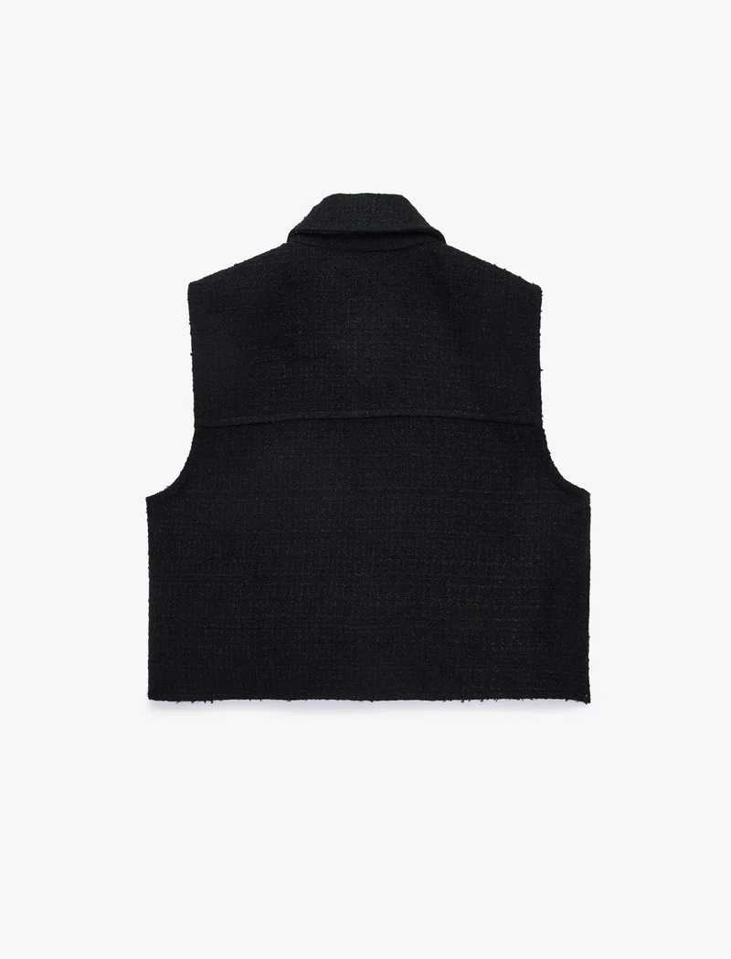 كوتون Tweed Vest