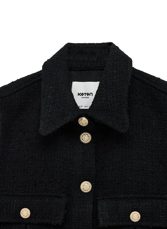 Koton  Tweed Vest for Women | Best Price UAE