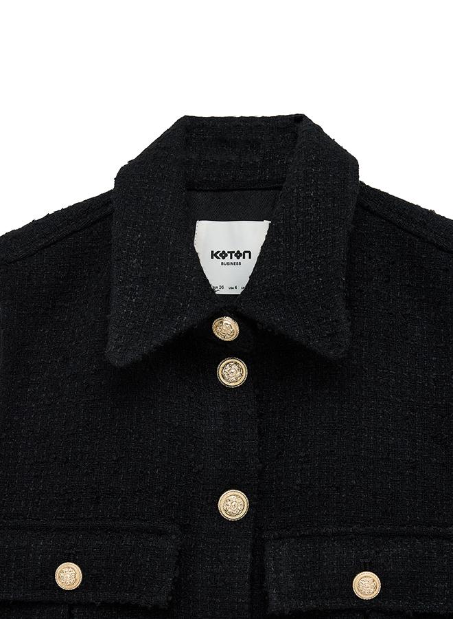 KOTON Tweed Vest - Image 5