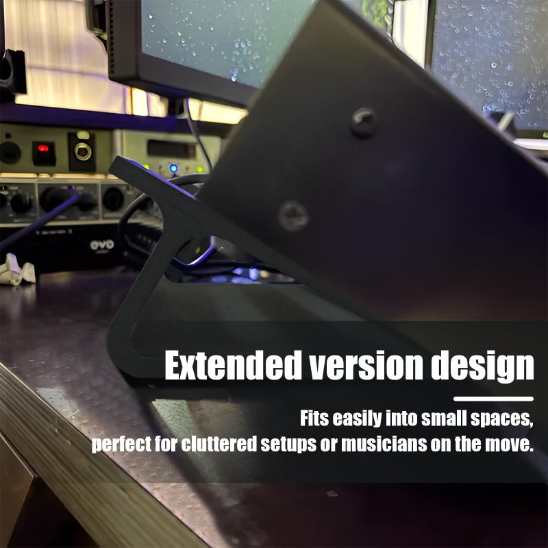 Bantlou Extended Mini Guitar Pedal Board | Tilting Desktop Effects Pedal Board with Non-Slip Feet | 30Â° and 60Â° Tilt Angle Design | Suitable for Recording Studios, Desktops, and Practice Scenarios - Image 3