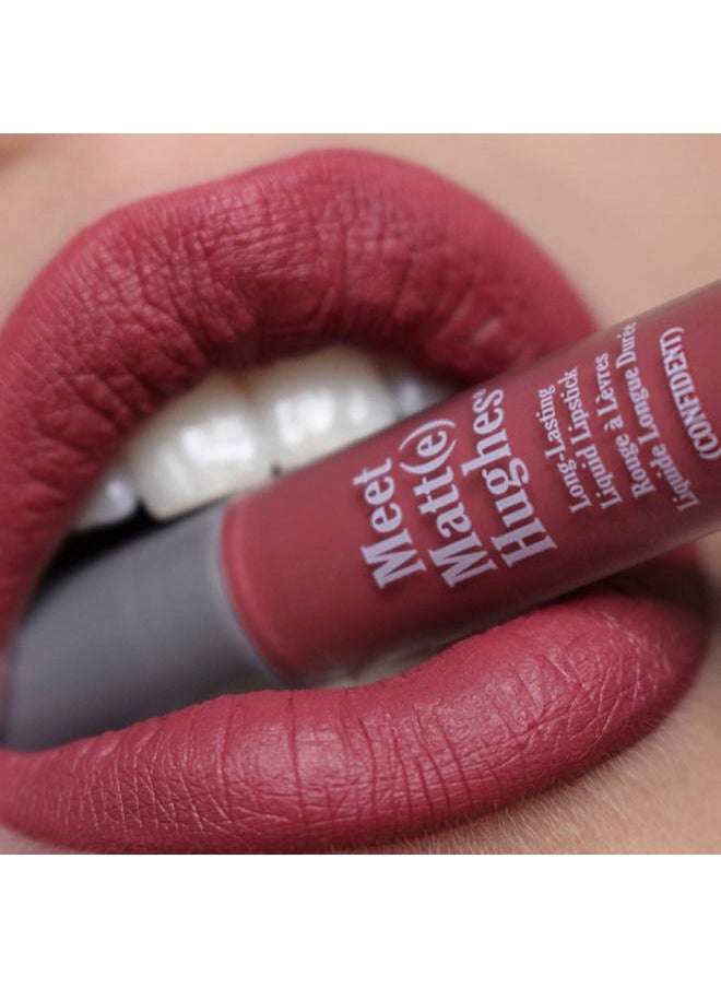 theBalm - Meet Matte Hughes Long Lasting Liquid Lipstick - Confident for Women - 0.25 oz Lip Gloss - Image 1
