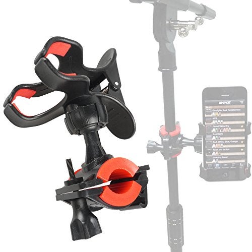 Mr.Power Universal Microphone Mic Stand Phone Holder Compatible with iPhone, Compatible with Samsung Smart Phones (for Phone) - Image 1