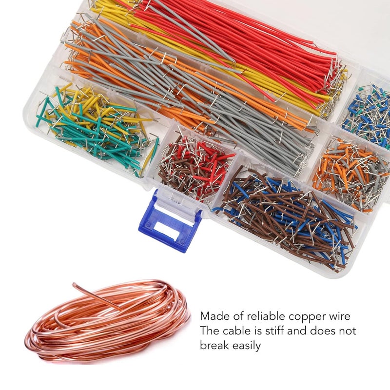 840PCS Breadboard Jumper Wire Flexible Breadboard Connecting Line Cable with Storage Box Copper Wire for Breadboard Circuits - Image 2