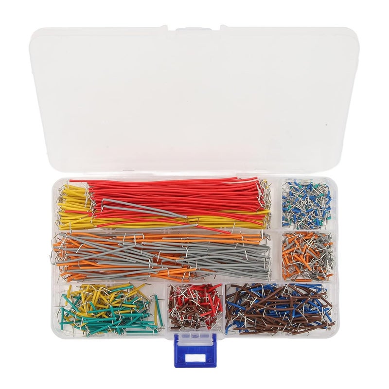 840PCS Breadboard Jumper Wire Flexible Breadboard Connecting Line Cable with Storage Box Copper Wire for Breadboard Circuits - Image 1