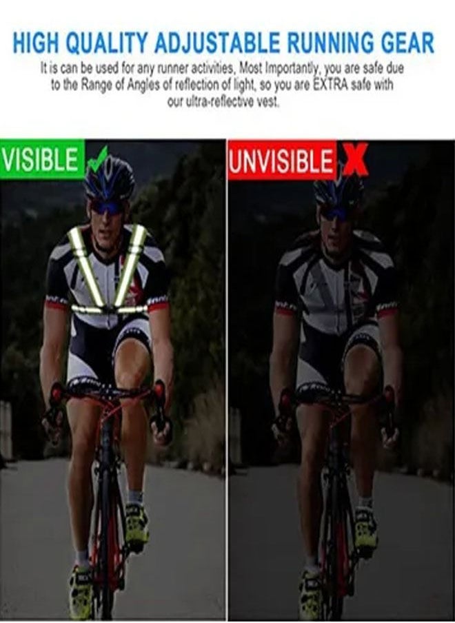 ZCM-HAPPY 2 Piece Reflective Cycling Safety Vest  - Image 4