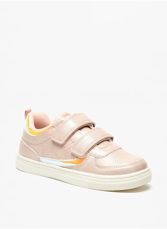 ميسي الصغيرة Girls Little Missy Panelled Sneakers with Hook and Loop Closure