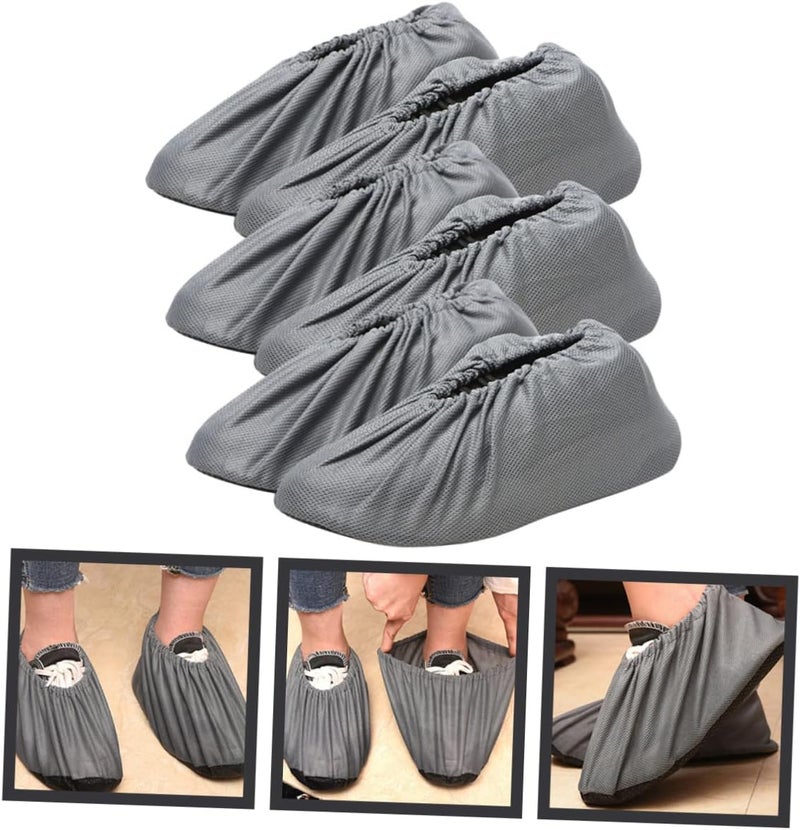 3pairs Indoor Shoe Breathable Mesh Protector for Home Use Portable Cloth for Boy Girl for Keeping Floors Clean Office and Machine Rooms - Image 2