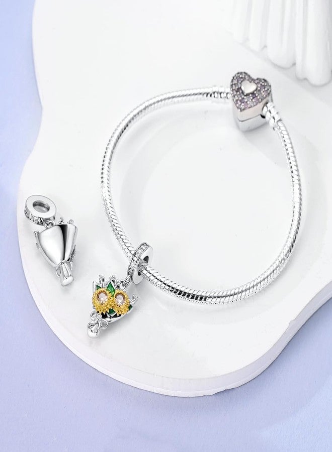 MULA 925 Sterling Silver Charms for Bracelets and Necklaces Airplane Passport Dangle Pendants Beads Butterfly Dragonfly Charms Jewelry Charm for Women - Image 2