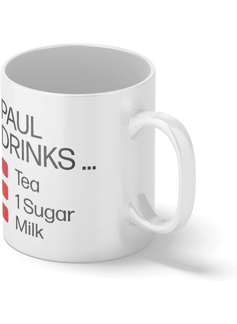 Decorior - High Quality Printed Porcelain Mug – Distinctive Design for Gifts and Occasions – Suitable for Hot and Cold Drinks – Microwave and Machine Safe – 330 ml - Image 1