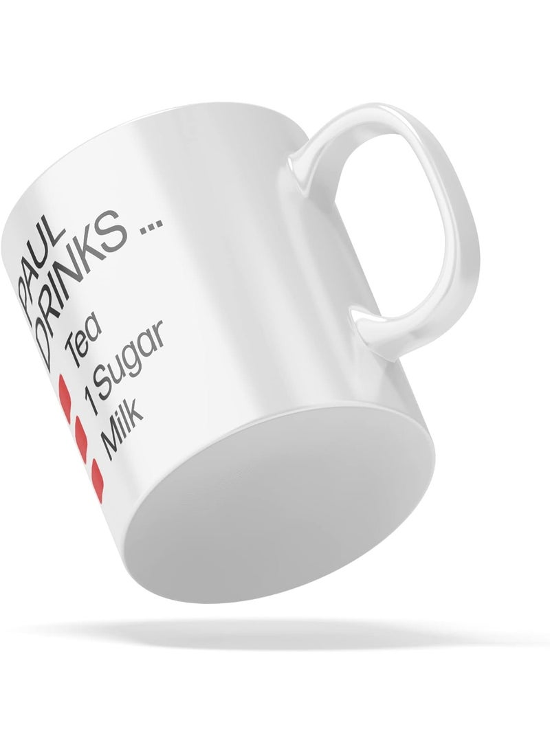 Decorior - High Quality Printed Porcelain Mug – Distinctive Design for Gifts and Occasions – Suitable for Hot and Cold Drinks – Microwave and Machine Safe – 330 ml - Image 1