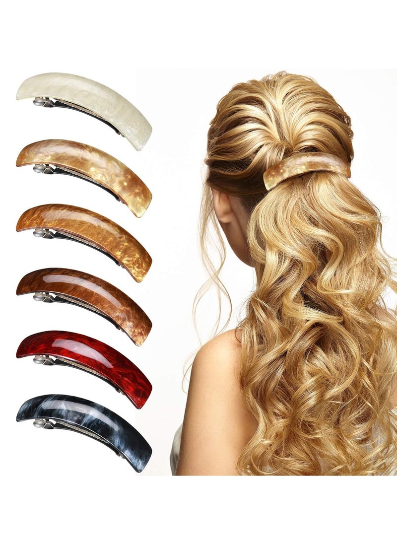 6 Pieces Barrettes for Women Hair Clips Hair Accessories Large French Hair Pin Retro Hair Clasp, 6 Colors (Classic Pattern) - pzsku/Z3E960D2897FBB880C4D1Z/45/_/1736308293/cc51b7aa-306e-4300-8938-5084aec3345d