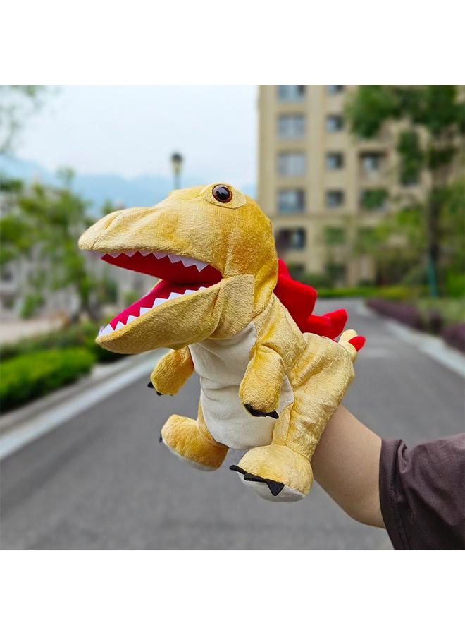 2024 New Open Mouth Dinosaur Hand Doll Toy Large Open Mouth Animal Dragon Comfort Gloves A Generation Of Hair  - Image 1