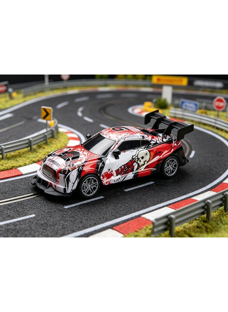 Rich Life 1:16 4WD 2.4GHz high-speed remote-controlled spray racing car, USB rechargeable, with LED lights and cool drifting function, anti-slip tires durable and shockproof, long remote control distance without interference, suitable for children's holiday and birthday gifts - Image 4
