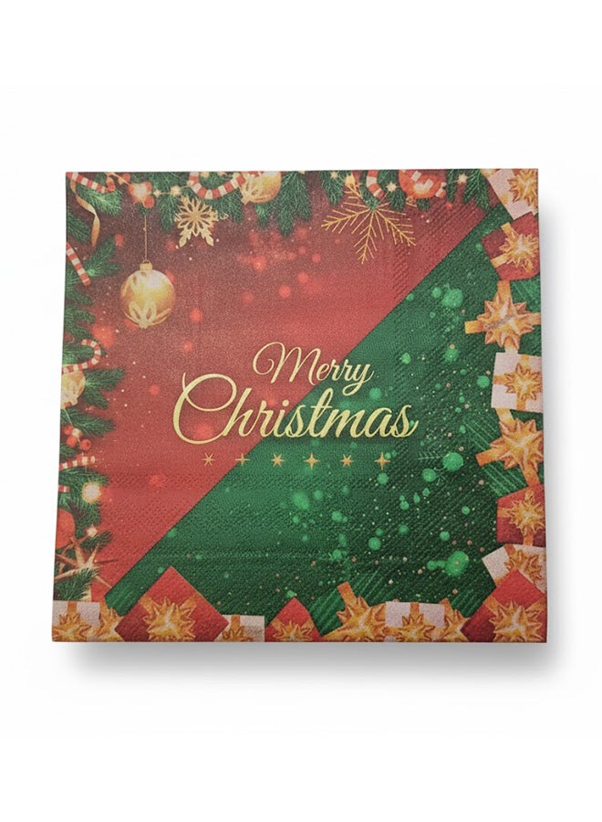 HomePro Christmas Napkins 50pcs Green - Image 2