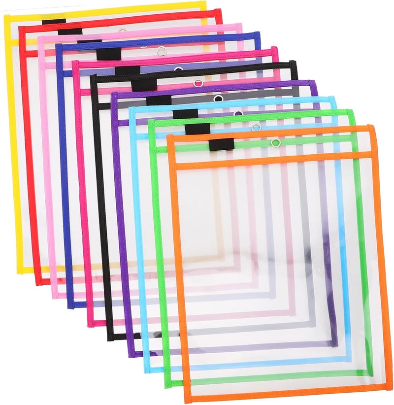 [Multiple useful functions] Toyvian 30pcs Stationery Supplies Dry Erase Sleeves Write Wipe Pockets for Office School Random Color Full buyer satisfaction Defect-free product Top selling in Saudi Arabia Consistent single item quality Confirmed available stock Multi-price design picks Fast moving goods Periodic restock local All usage compatible Save time & effort Flexible sizing options Market aligned local stock Budget friendly trendy design Reliable durability Meet international specs E-commerce hot item All-scene compatible build Strategic warehouse site Advanced minimal build Local stock available Pop-area nearby warehouse Trending item Quick assemble Exclusive deal - Image 1