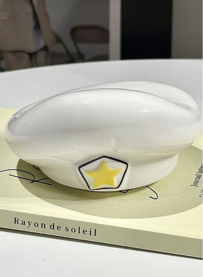 كوب سيراميك كيربي ستار بغطاء شيف بحري مزين بشخصيات كرتونية لطيفة هدية مميزة للبنات - Image 4