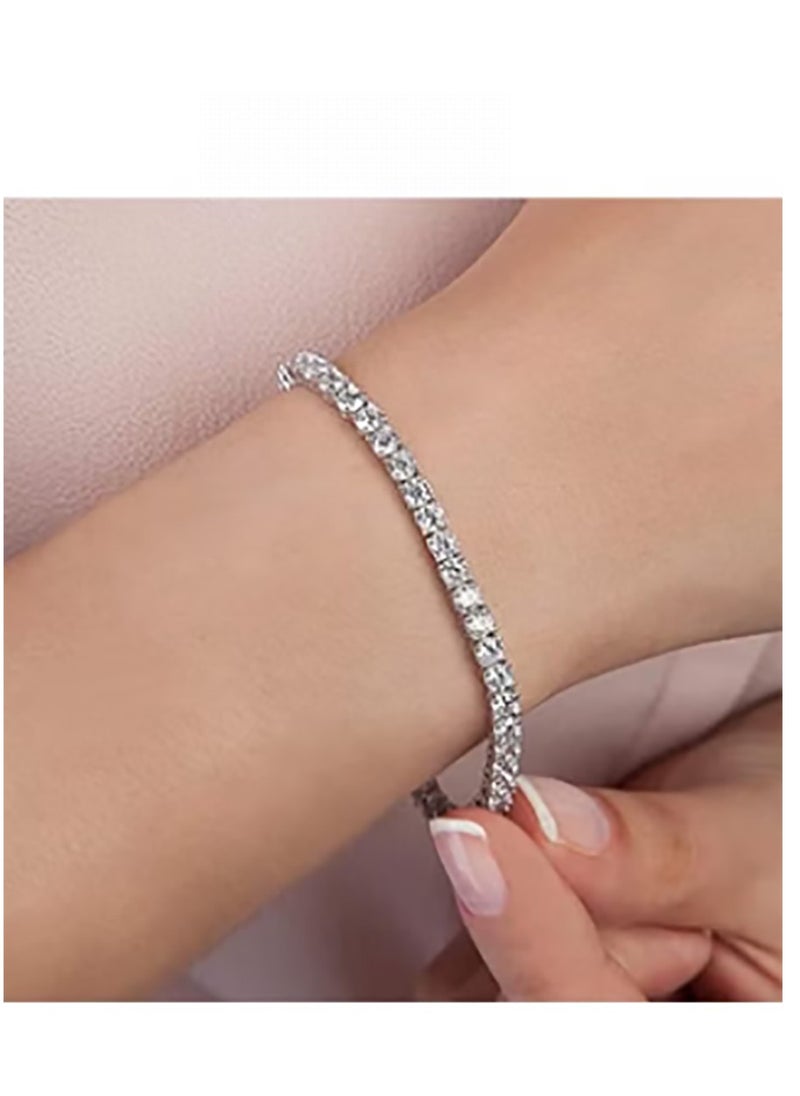 Pandora Violet Pandora Women's Sterling Silver Bracelet New Adjustable Diamond Bracelet  - Image 4